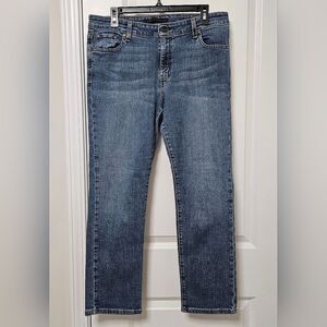 Levi's Jeans Women's Size 14S (34x27) Blue  Mid-Rise Skinny Denim 5-Pocket GUC